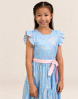Blair Dress - Blue Cranes