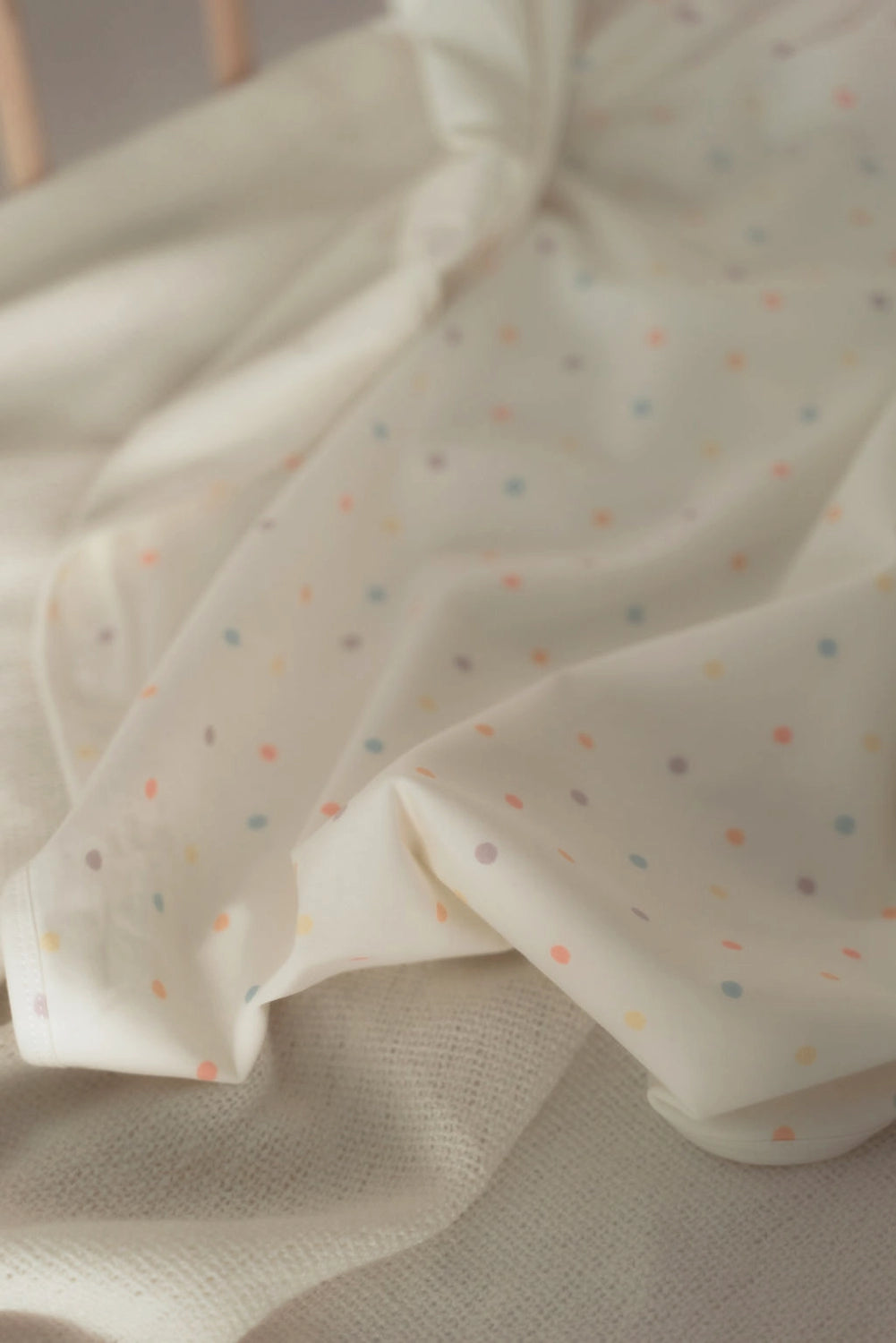 Jersey Blanket - Pastel Polka Dots