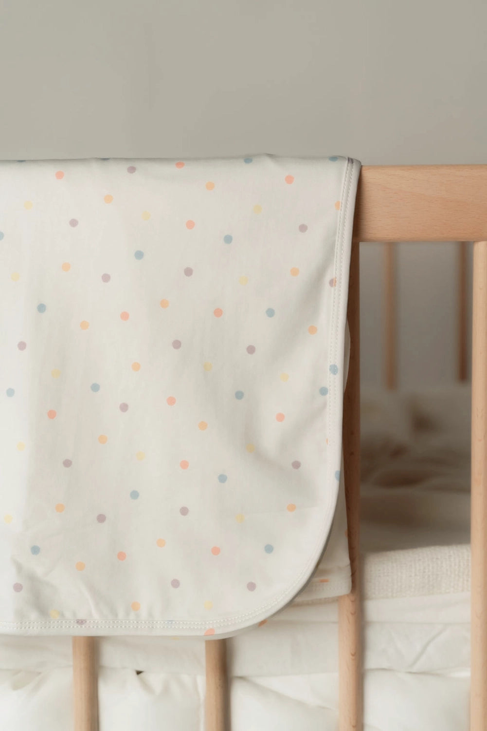 Jersey Blanket - Pastel Polka Dots