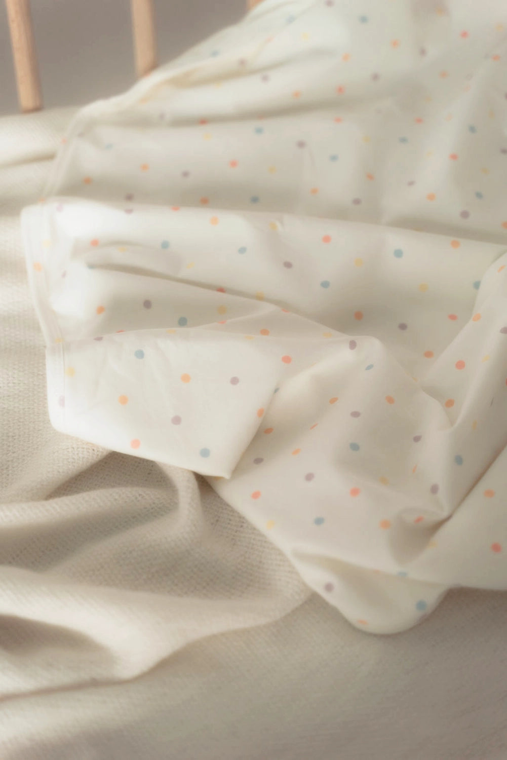 Jersey Blanket - Pastel Polka Dots