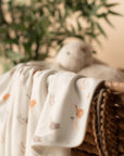 Bamboo Jersey Baby Blanket Sleepy Cats