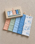 Bamboo Muslin Washcloth Set of 5 - Beary Best