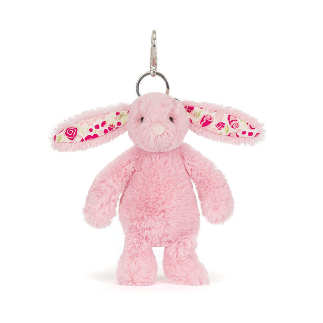 Blushkin Blossom Bunny bag charm