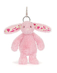 Blushkin Blossom Bunny bag charm