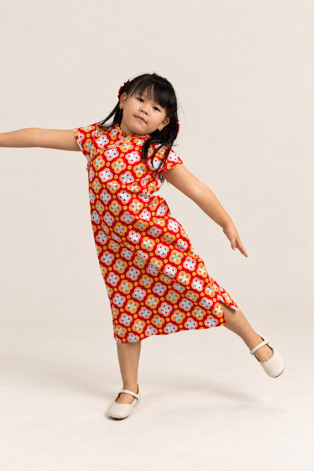 Cheongsam - Red Lucky Coins