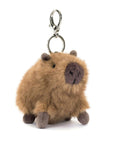 Clyde Capybara Bag Charm - Plush Stuffed Animal Keyring