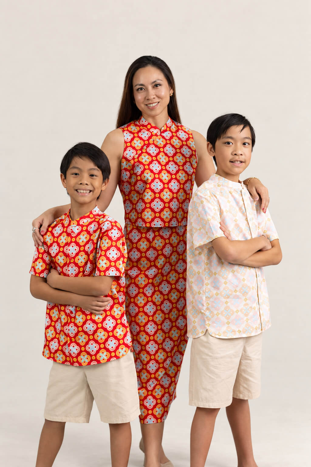 Ladies Amber Skirt - Red Lucky Coins