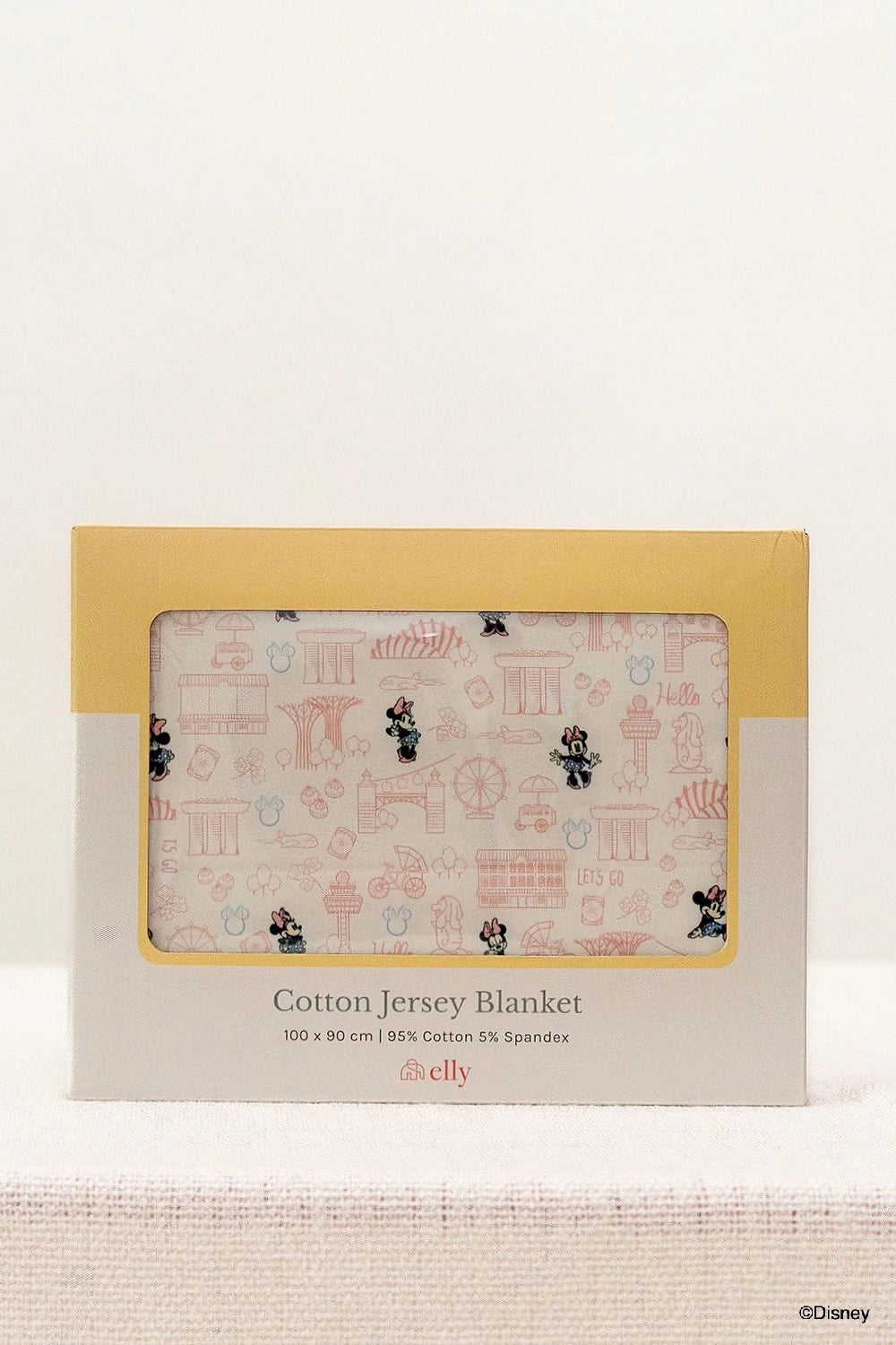 Jersey Blanket - Pink Hello Minnie