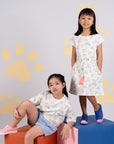 Crop Tee - Pastel Lucifer & Hayley Dress - Pastel Lucifer