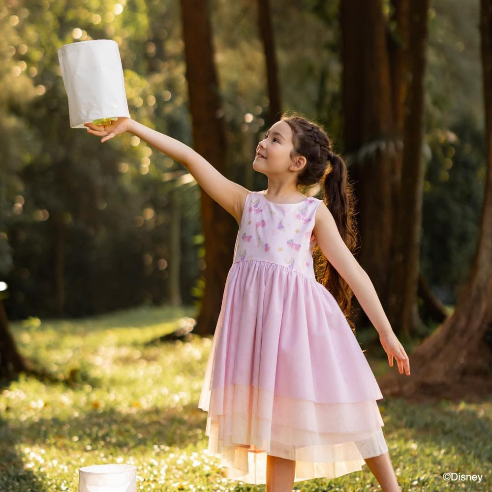 Girl holding lantern