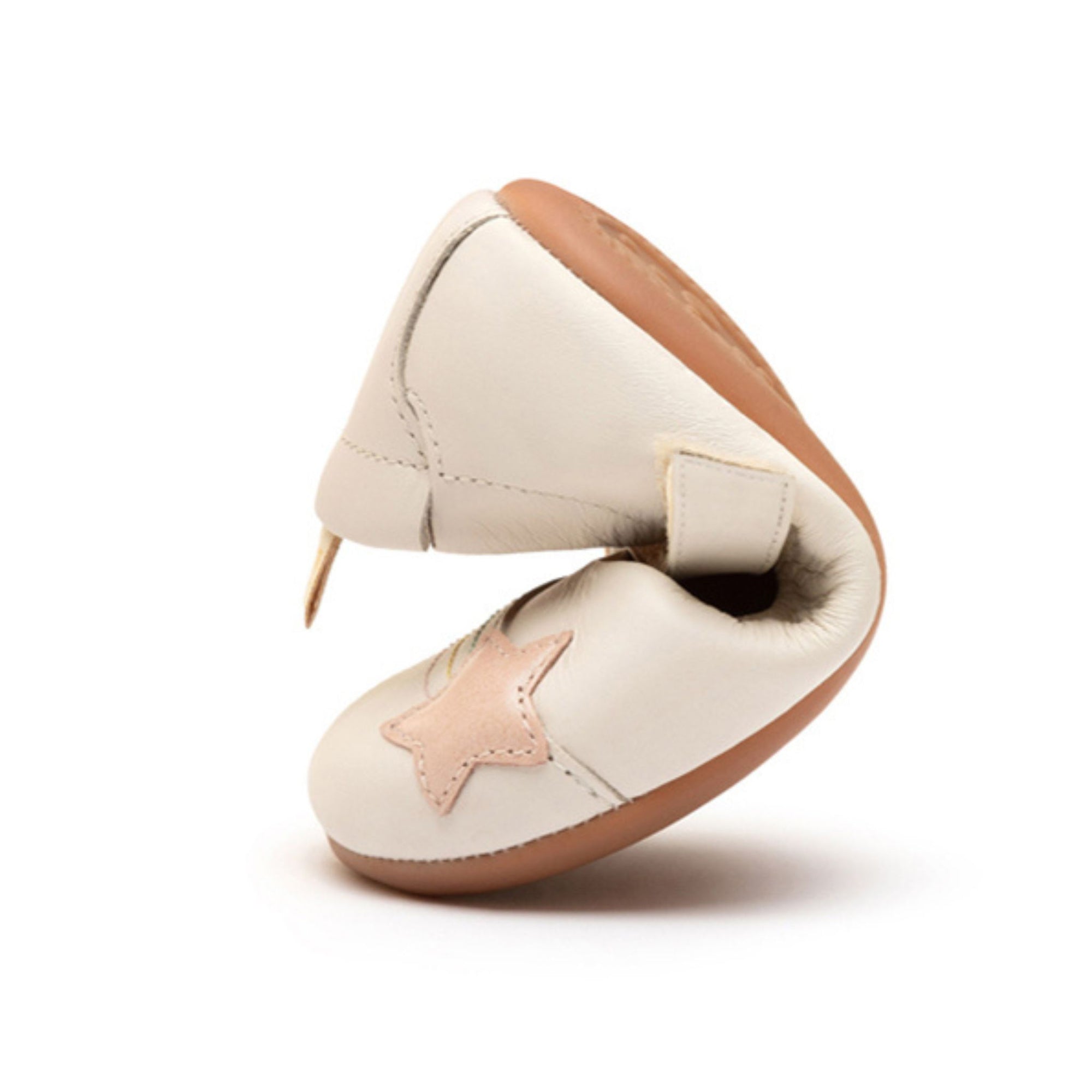 Tip Toey Joey Dolly Star Mary Janes - Tapioca / Candy