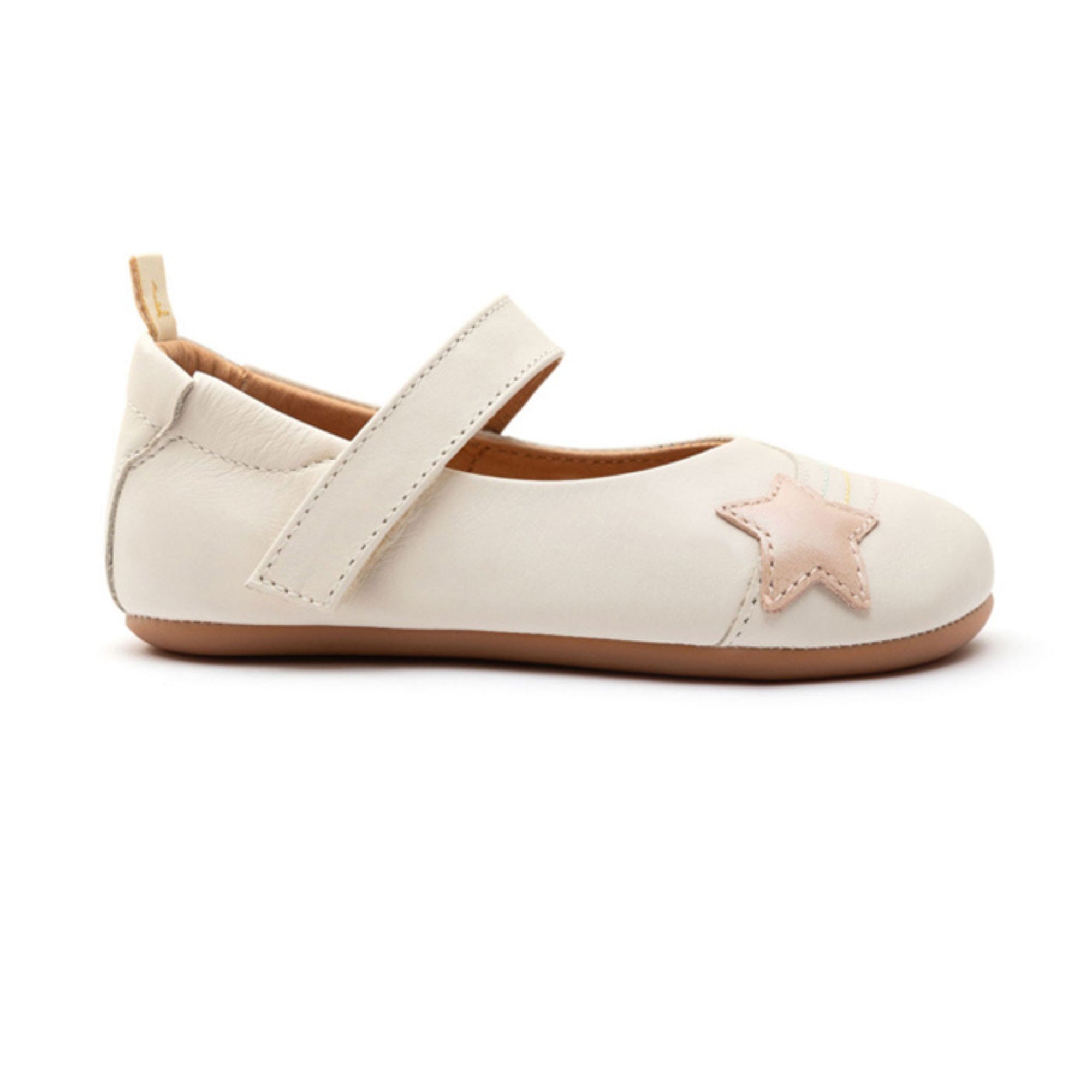 Tip Toey Joey Dolly Star Mary Janes - Tapioca / Candy