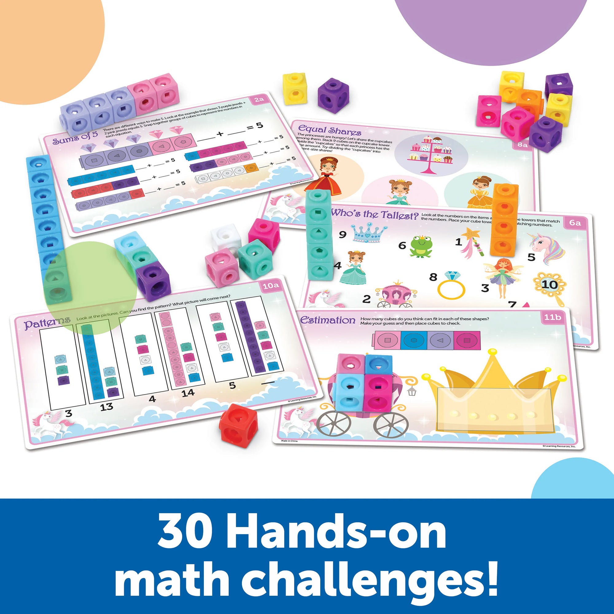 MathLink® Cubes Kindergarten Math Activity Set: Fantasticals