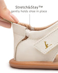 Hummingbird Sandals - Tapioca elastic heel