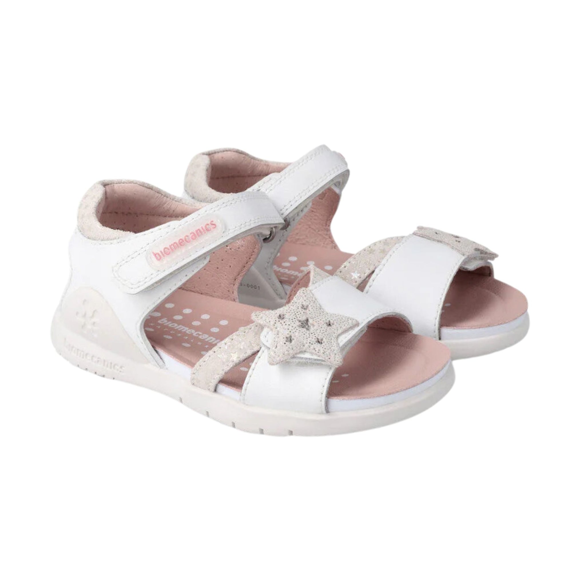 Biomecanics Bioevolution Estrella Sauvage Sandals - White