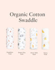 Organic Cotton Swaddle Pooh prints