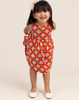 Flare Cheongsam - Red Lucky Coins