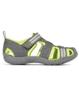 Pediped Flex Sahara Grey Lime Adventure Sandals