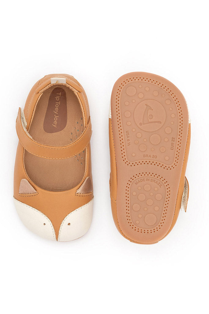 Fox Mary Janes - Hay / Tapioca
