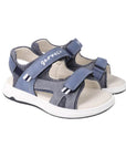 Garvalin Abierta Pique Sandals - Jeans