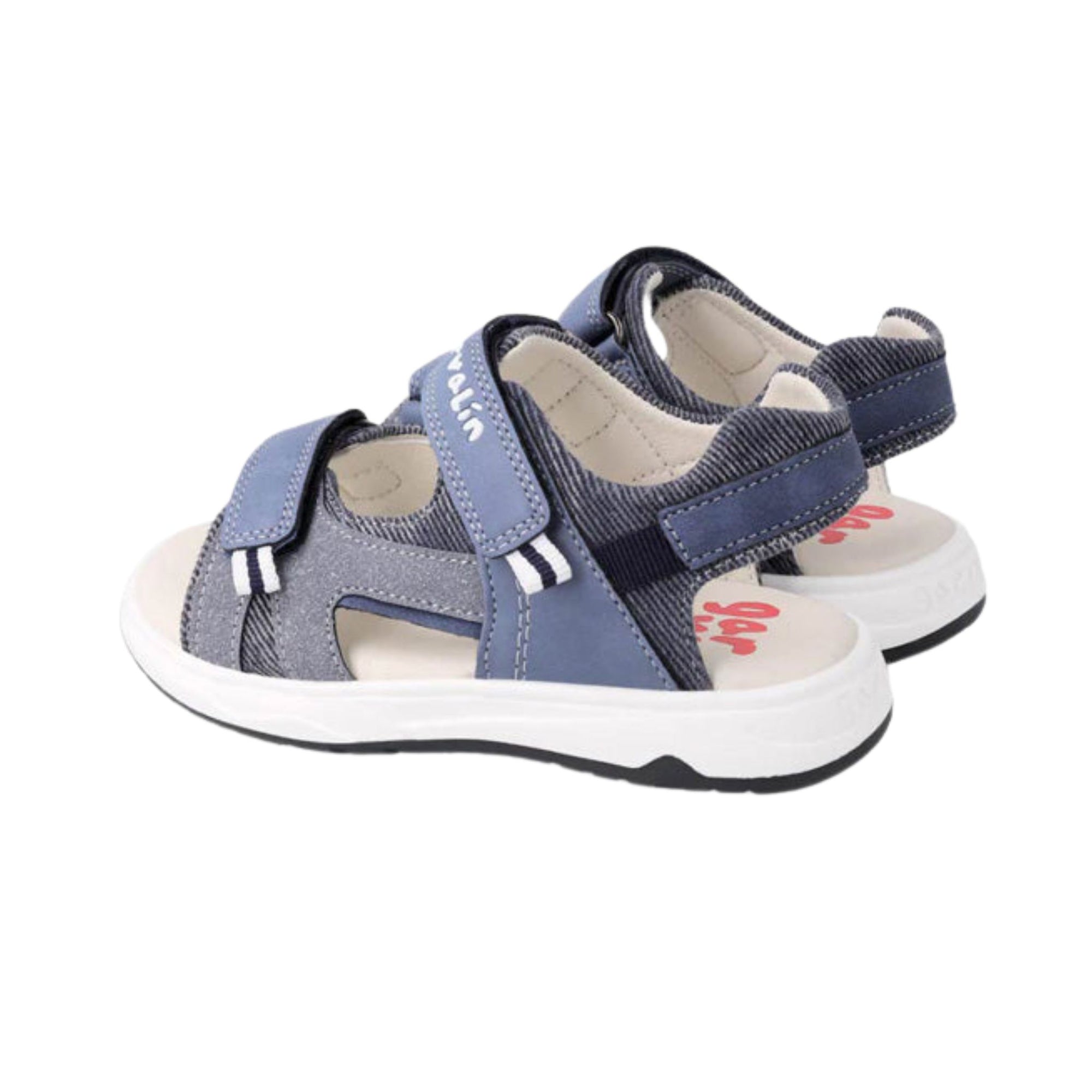 Garvalin Abierta Pique Sandals - Jeans