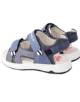 Garvalin Abierta Pique Sandals - Jeans