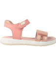 Garvalin Metallic Salmon Stripes Sandals