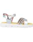 Garvalin Metallic Trio Sandals