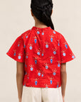Amanda Top - Red Vases back