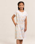 Hayley Dress - Cream Floral Bamboo