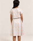Hayley Dress - Cream Floral Bamboo