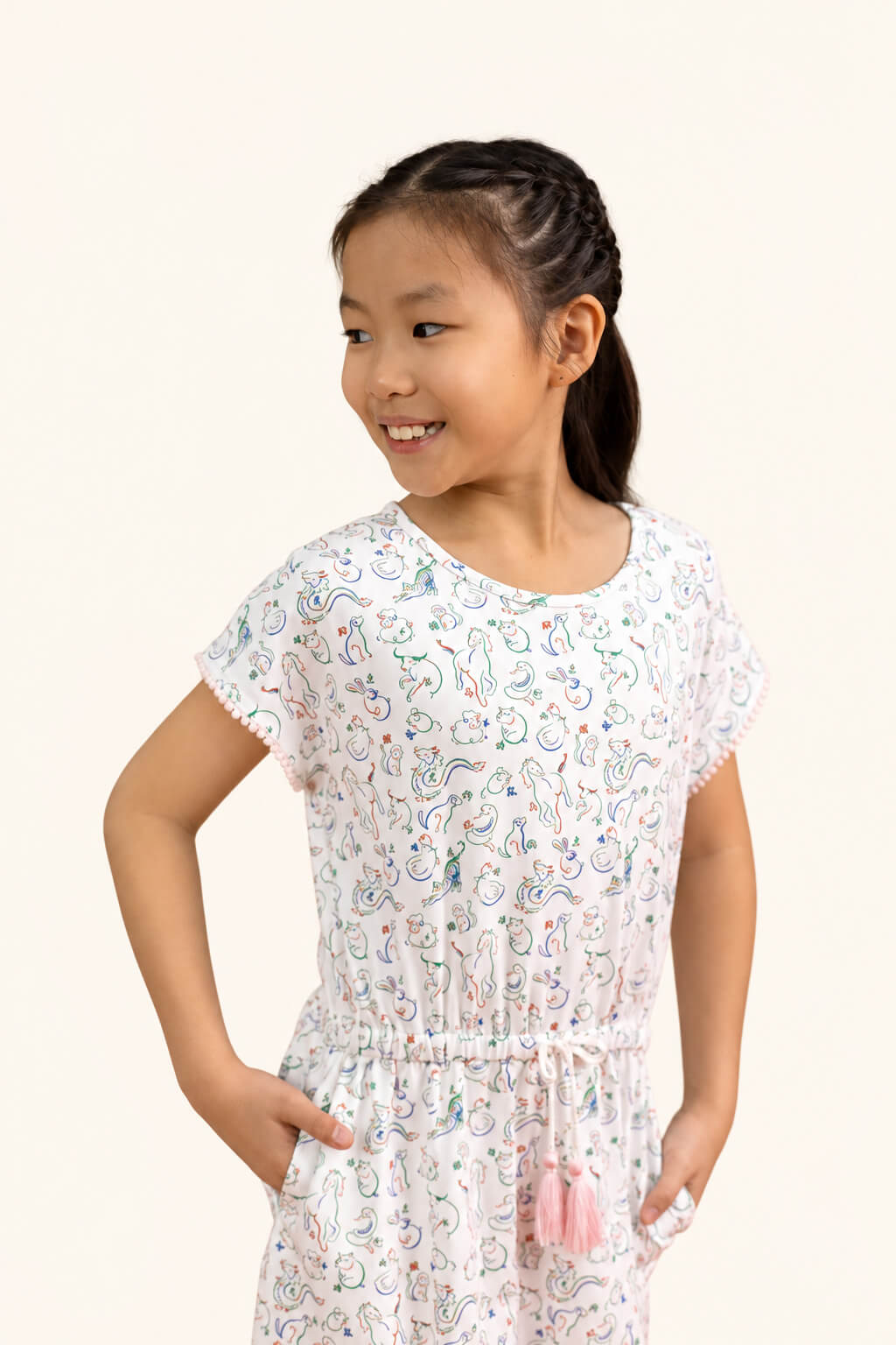 Hayley dress Zodiac Mahjong