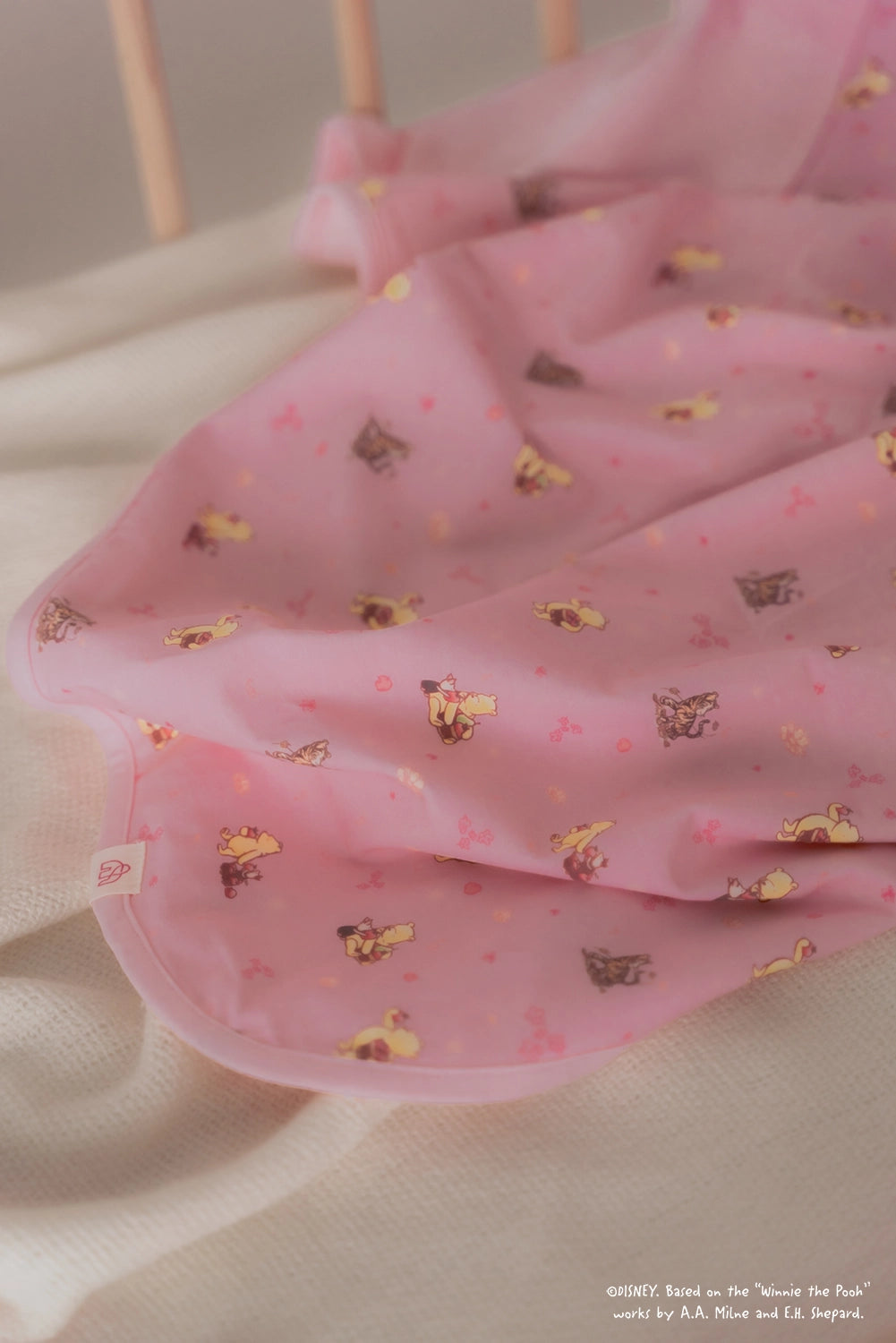 Jersey Blanket - Pink Harvest Pooh soft