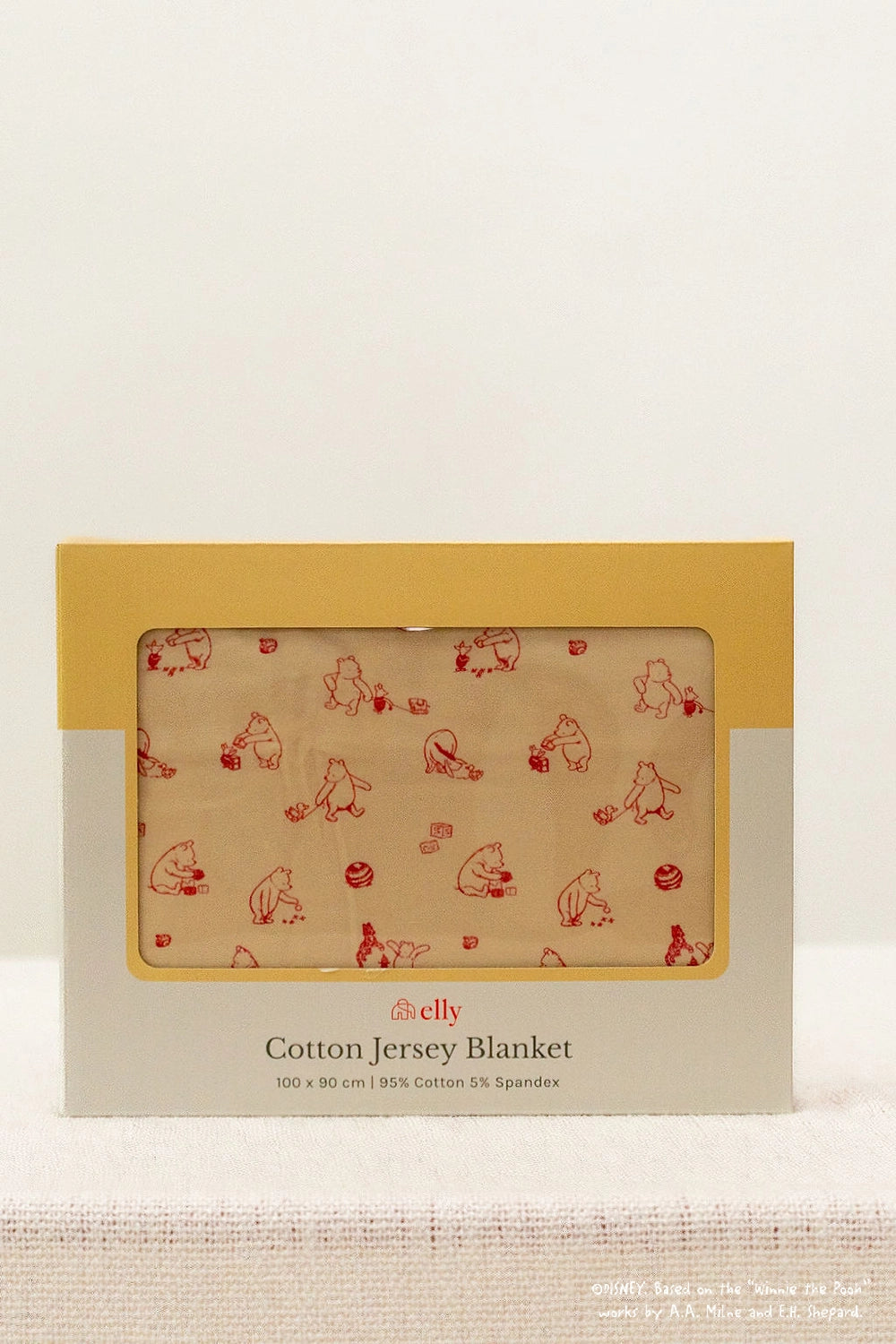 Jersey Blanket - Fuchsia Playtime Pooh