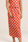 Ladies Amber Skirt - Red Lucky Coins