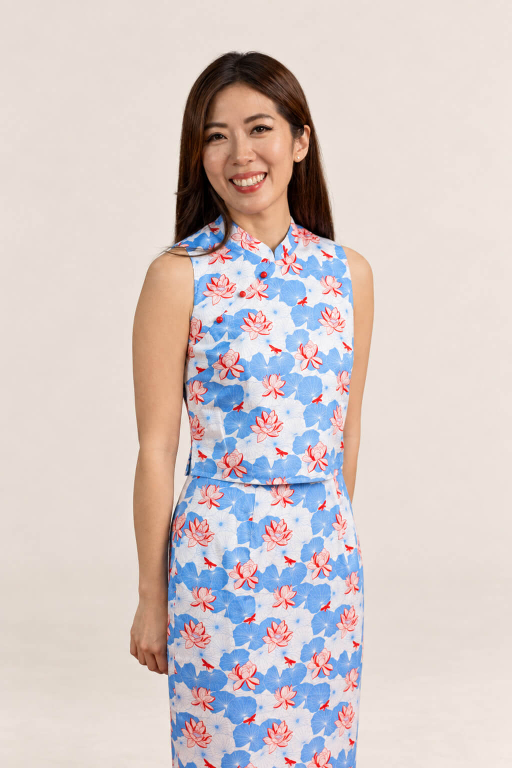 Ladies Amber Top - Blue Lotus