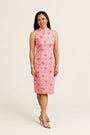 Ladies Mini Peony Cheongsam - Pink Teapots