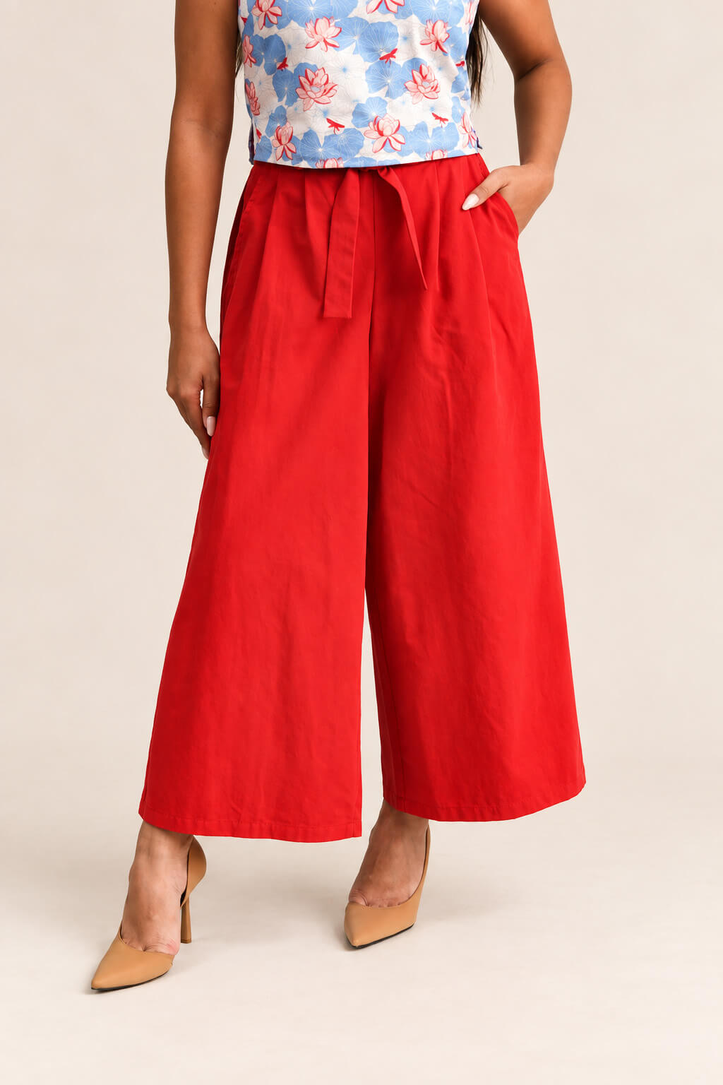 Ladies Nicole Pants - Red