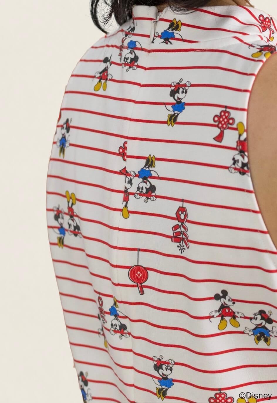 Ladies Sofia Cheongsam - Firecracker Mickey
