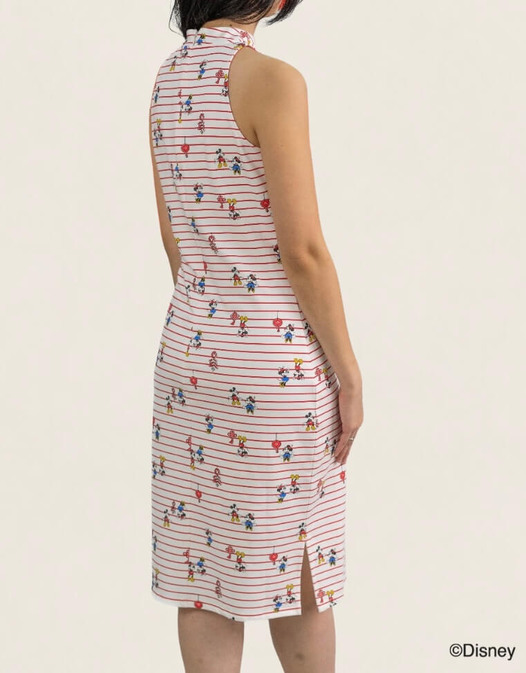 Ladies Sofia Cheongsam - Firecracker Mickey