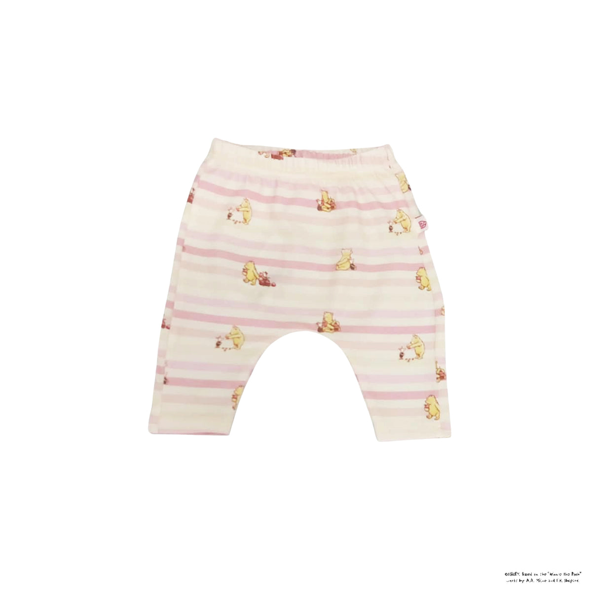 Leggings - Pink Stripes Pooh
