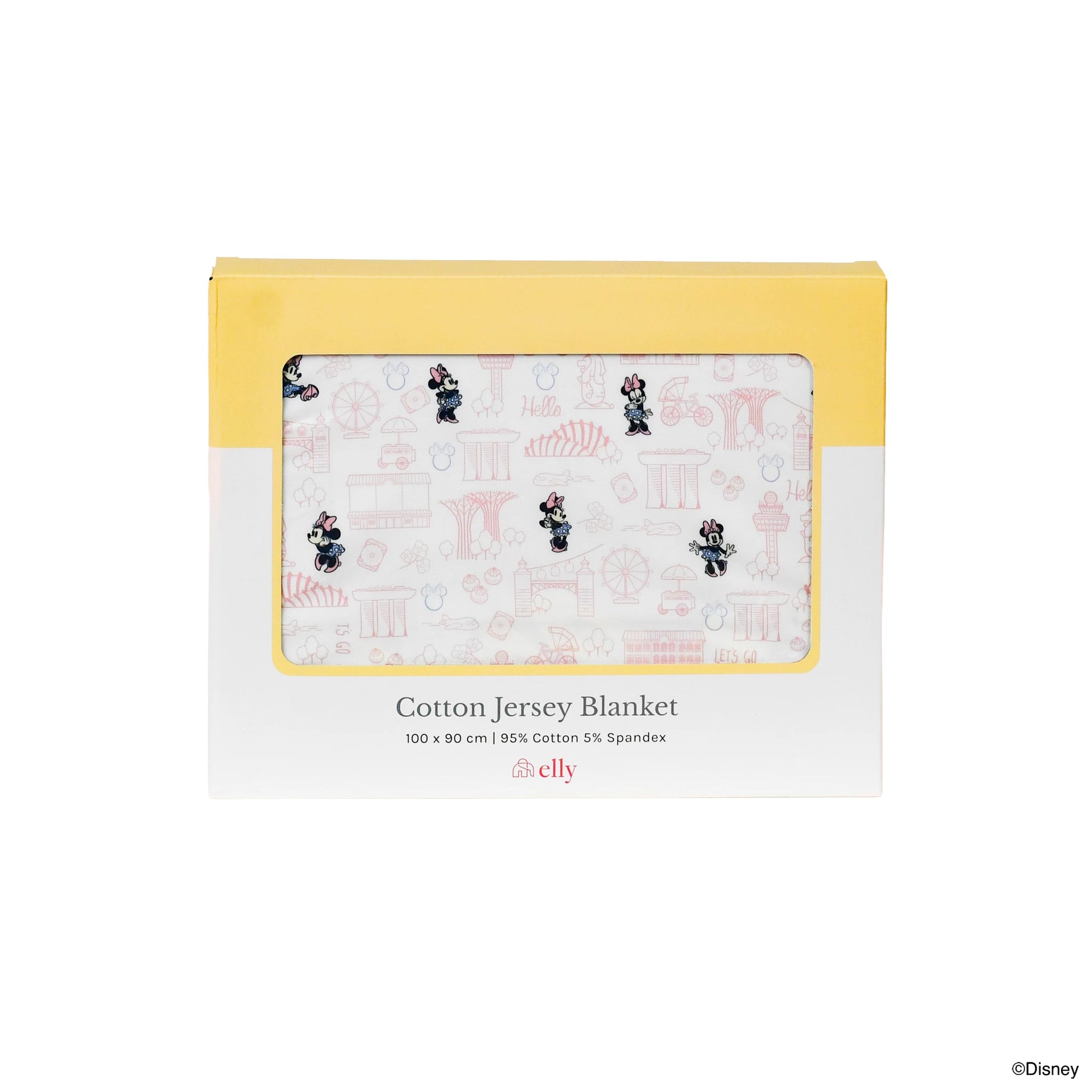 Jersey Blanket - Pink Hello Minnie