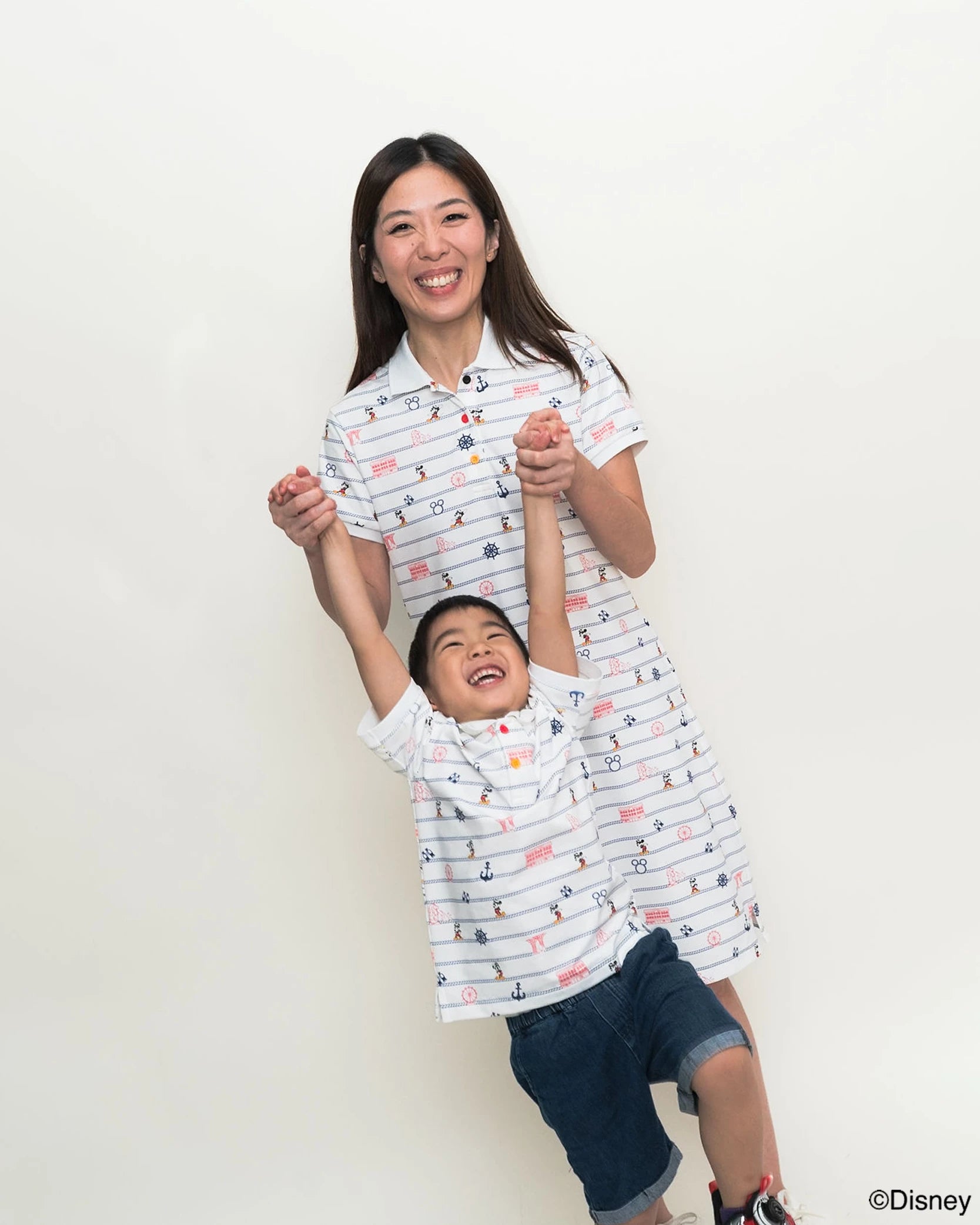 Polo Tee - Nautical Mickey