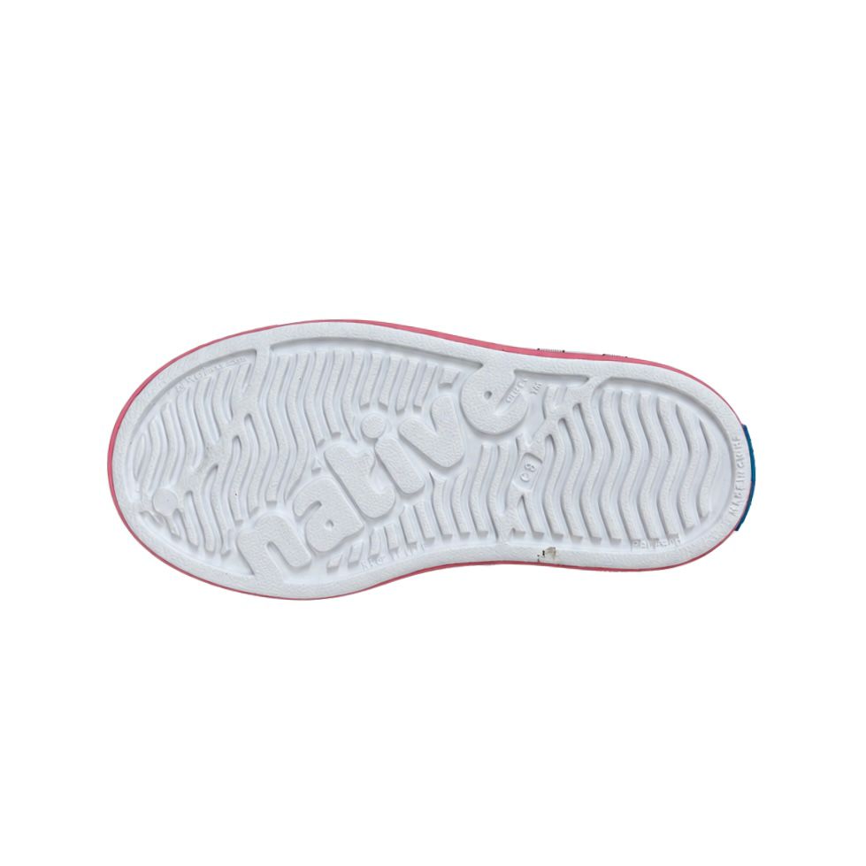Jefferson Print Child Shell White / Parachute Pink / Tennis sole