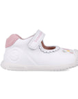 Biogateo White Mary Janes - Birds