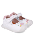 Biogateo White Mary Janes - Birds