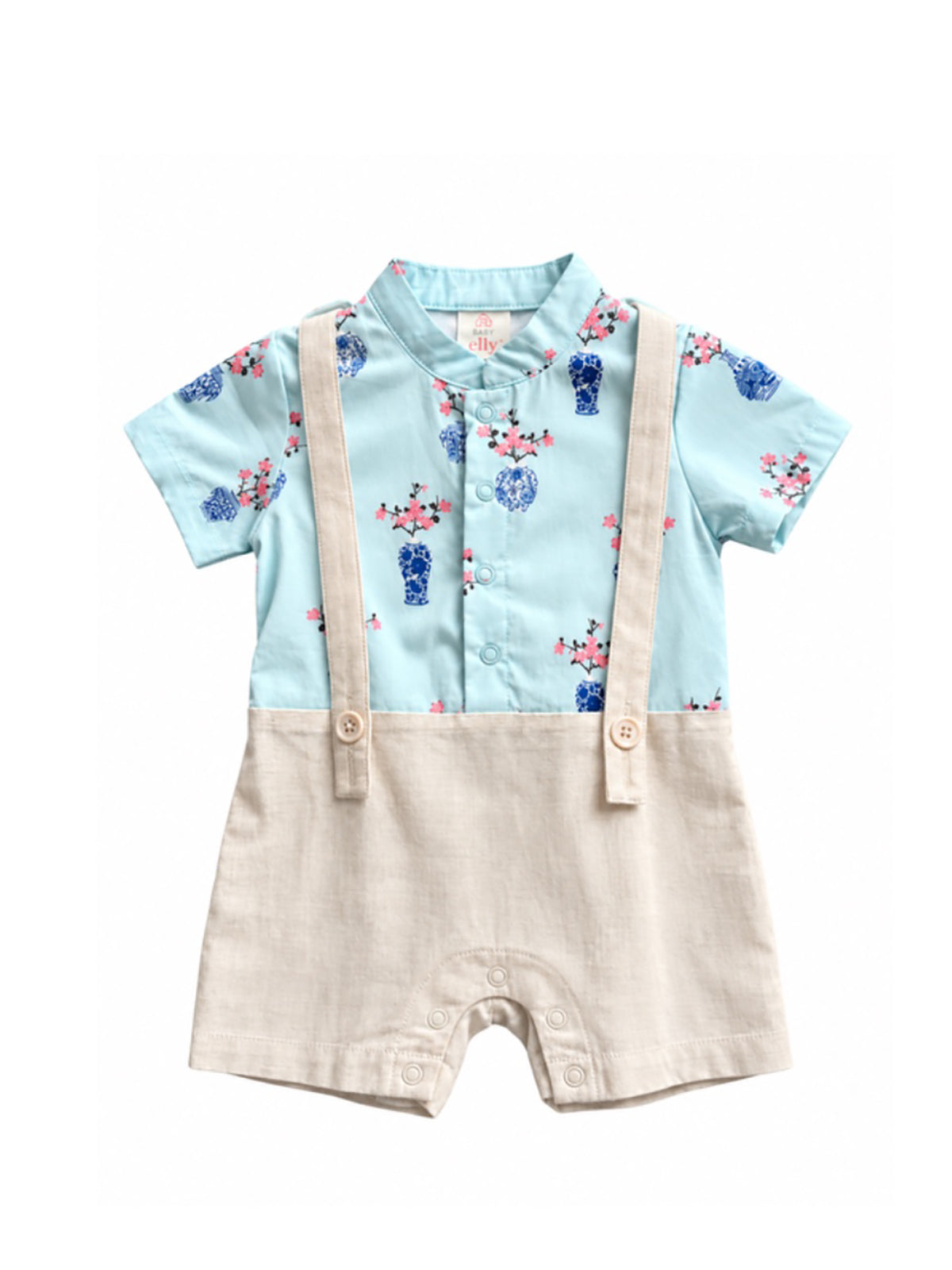 Overalls - Turquoise Vases