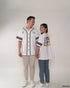 Two people wearing matching baseball tee - pop mickey and friends 