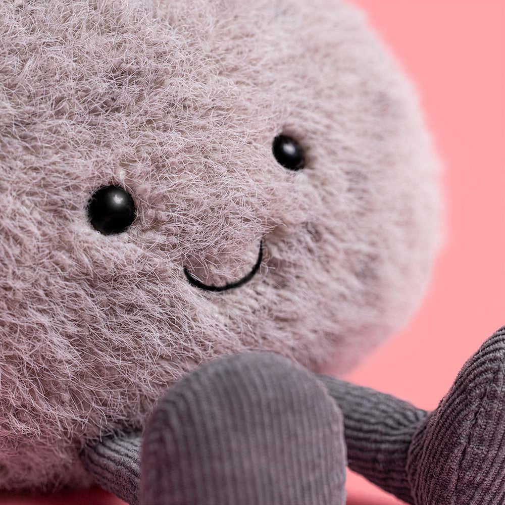 Close-up of jellycat pebble  plush toy