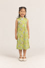 Peony Cheongsam - Yellow Floral Lanterns